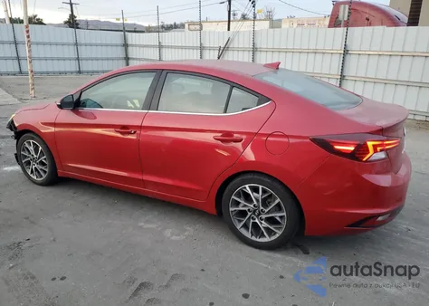 2020 Hyundai Elantra Limited from USA, damaged, VIN 5NPD84LF7LH589069